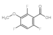 3-Methoxy-2,4,6-trifluorobenzoic acid structure, CAS 886499-94-1