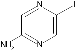 2-Amino-5-iodopyrazine structure, CAS 886860-50-0