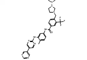 Bafetinib structure, CAS 887650-05-7
