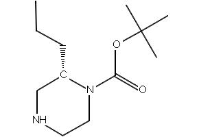 (S)-1-Boc-2-propylpiperazine structure, CAS 888972-67-6