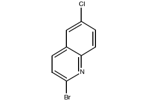 2-Bromo-6-chloroquinoline structure, CAS 891842-50-5