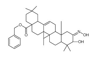 (3beta)-3-Hydroxy-2-(hydroxyimino)olean-12-en-28-oic acid phenylmethyl ester structure, CAS 892869-55-5