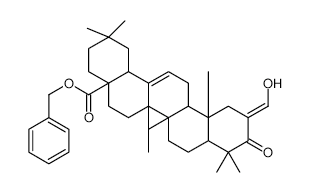 (2Z)-2-(Hydroxymethylene)-3-oxoolean-12-en-28-oic acid phenylmethyl ester structure, CAS 892869-59-9