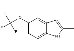 2-Methyl-5-(trifluoromethoxy)-1H-indole structure, CAS 900182-99-2