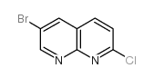 6-Bromo-2-chloro-1,8-naphthyridine structure, CAS 902837-40-5