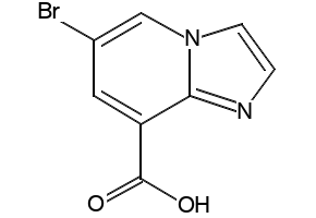 6-Bromoimidazo[1,2-a]pyridine-8-carboxylic acid structure, CAS 903129-78-2