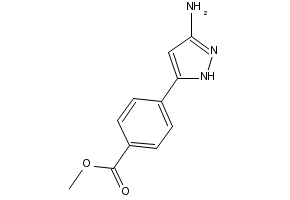 Ethyl 3-(5-amino-3-methyl-1H-pyrazol-1-yl)benzoate structure, CAS 903567-11-3