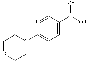 6-(4-morpholinyl)-3-pyridinylboronic acid structure, CAS 904326-93-8