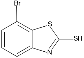7-Bromobenzo[d]thiazole-2-thiol structure, CAS 908355-83-9