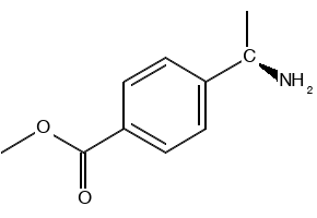4-[(1R)-1-Aminoethyl]benzoic acid methyl ester structure, CAS 912342-10-0
