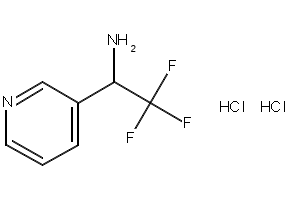 2,2,2-Trifluoro-1-(pyridin-3-yl)ethanamine structure, CAS 912761-24-1
