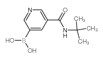 5-(tert-Butylcarbamoyl)pyridine-3-boronic acid structure, CAS 913835-99-1
