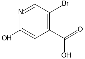 5-Bromo-2-hydroxyisonicotinic acid structure, CAS 913836-16-5