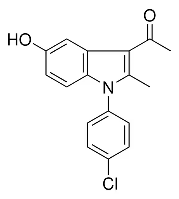 (4-Chlorophenyl)(3-methyl-2-(trifluoromethyl)-1H-indol-1-yl)methanone structure, CAS 913955-36-9