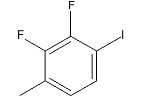 2,3-Difluoro-1-iodo-4-methylbenzene structure, CAS 914100-41-7