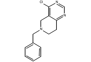6-Benzyl-4-chloro-5,6,7,8-tetrahydropyrido[4,3-d]pyrimidine structure, CAS 914612-23-0