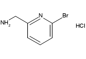 6-Bromo-2-pyridinemethanamine hydrochloride structure, CAS 914947-26-5