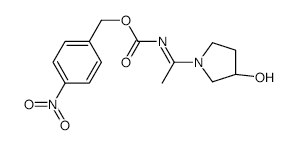 [N(E)]-[1-[(3S)-3-Hydroxy-1-pyrrolidinyl]ethylidene]carbamic acid (4-nitrophenyl)methyl ester structure, CAS 915098-97-4