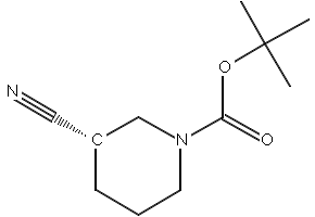 (S)-1-N-Boc-3-cyanopiperidine structure, CAS 915226-39-0