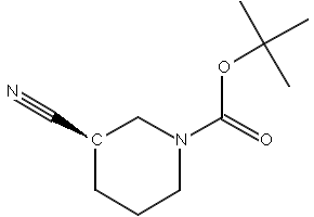 1-N-Boc-3-(R)-cyanopiperidine structure, CAS 915226-44-7