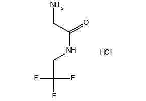 (2S)-2-Amino-N-(2,2,2-trifluoroethyl)propanamide hydrochloride structure, CAS 916176-69-7