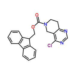 (9H-Fluoren-9-yl)methyl 4-chloro-7,8-dihydropyrido[4,3-d]pyrimidine-6(5H)-carboxylate structure, CAS 916420-25-2