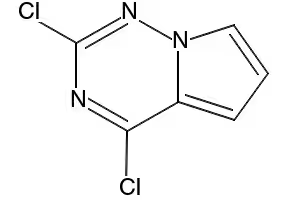 2,4-Dichloropyrrolo[2,1-f][1,2,4]triazine structure, CAS 918538-05-3