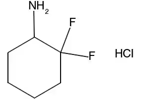2,2-Difluorocyclohexanamine structure, CAS 921753-37-9