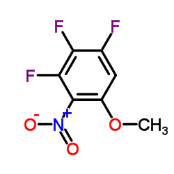 1,2,3-Trifluoro-5-methoxy-4-nitrobenzene structure, CAS 925890-13-7