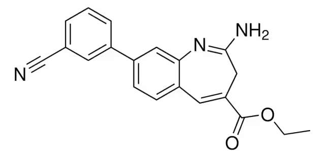 Ethyl 2-amino-8-(perfluoroethyl)-3H-benzo[b]azepine-4-carboxylate structure, CAS 926927-42-6