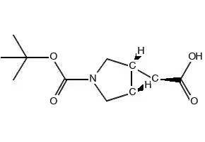 (1alpha,5alpha,6alpha)-3-Azabicyclo[3.1.0]hexane-3,6-dicarboxylic acid 3-(tert-butyl) ester structure, CAS 927679-54-7