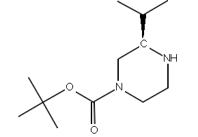 (R)-1-Boc-3-isopropylpiperazine structure, CAS 928025-63-2