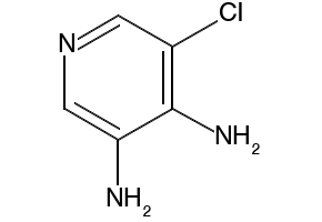5-Chloro-3,4-diaminopyridine structure, CAS 929074-42-0