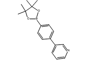 4-(3-Pyridinyl)phenylboronic acid pinacol ester structure, CAS 929203-04-3