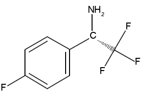 (1S)-2,2,2-Trifluoro-1-(4-fluorophenyl)ethylamine structure, CAS 929804-89-7