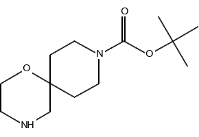 tert-Butyl 1-oxa-4,9-diazaspiro[5.5]undecane-9-carboxylate structure, CAS 930785-40-3