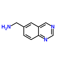 6-Quinazolinemethanamine structure, CAS 933696-71-0
