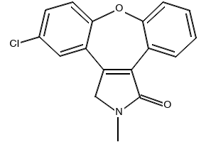 2,3-Dihydro-1-oxoasenapine structure, CAS 934996-79-9