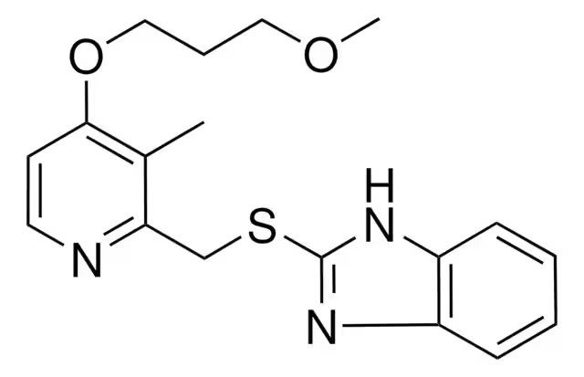 1-[[4-(3-Methoxypropoxy)-3-methyl-2-pyridinyl]methyl]-2-[[[4-(3-methoxypropoxy)-3-methyl-2-pyridinyl]methyl]sulfinyl]-1H-benzimidazole structure, CAS 935260-92-7