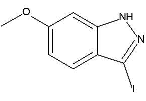 3-Iodo-6-methoxy-1H-indazole structure, CAS 936138-17-9