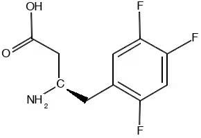 (R)-3-Amino-4-(2,4,5-trifluorophenyl)butyric acid structure, CAS 936630-57-8