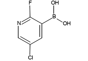 5-Chloro-2-fluoropyridine-3-boronic acid structure, CAS 937595-70-5