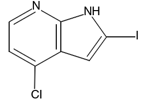 4-Chloro-2-iodo-1H-pyrrolo[2,3-b]pyridine structure, CAS 940948-29-8