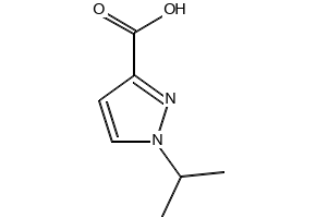 1-Isopropyl-1H-pyrazole-3-carboxylic acid structure, CAS 942631-65-4