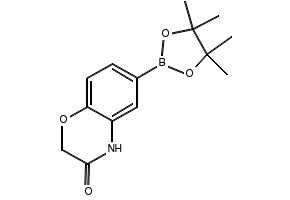 3-Oxo-2H,4H-benzo[b][1,4]oxazine-6-boronic acid pinacol ester structure, CAS 943994-02-3