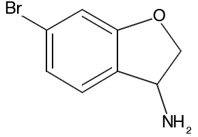 6-Bromo-2,3-dihydrobenzofuran-3-amine structure, CAS 944709-63-1