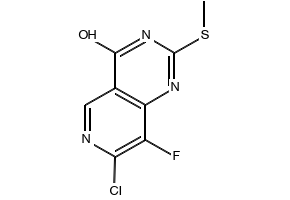 4-Chloro-5,6,7,8-tetrahydro-2-(methylthio)pyrido[4,3-d]pyrimidine structure, CAS 944902-03-8