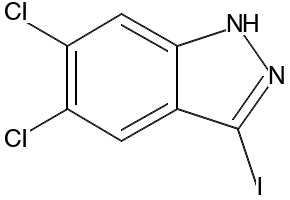 3-Iodo-5,6-dimethoxy-1H-indazole structure, CAS 944904-29-4