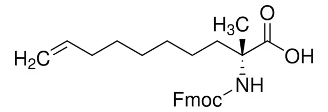 (2R)-2-[[(9H-Fluoren-9-ylmethoxy)carbonyl]amino]-2-methyl-9-decenoic acid structure, CAS 945212-26-0