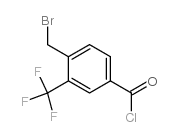 4-Bromomethyl-3-trifluoromethylbenzoyl chloride structure, CAS 948553-14-8